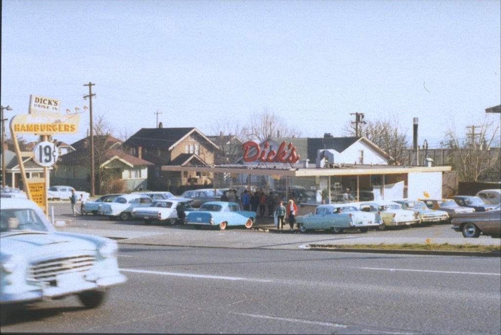 Dick's Drive-In vintage photo circa 1950s