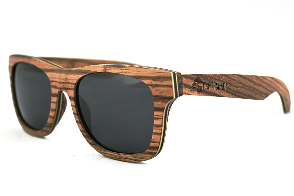 Zebrawood Wooden Sunglasses For Men And Women | EarthShadeSunglasses.com