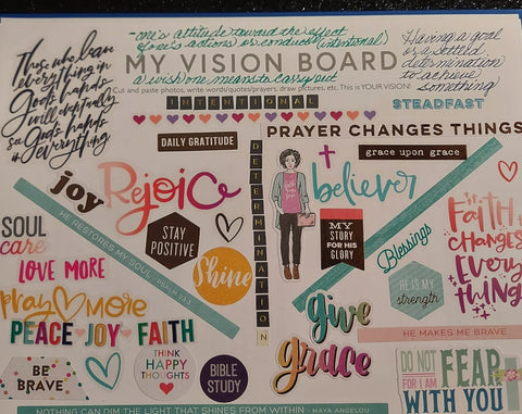 Christian Vision Board  Christian vision board, Christian planner