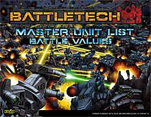 Battletech Master Unit List Battle Values Catalyst Game Labs Store