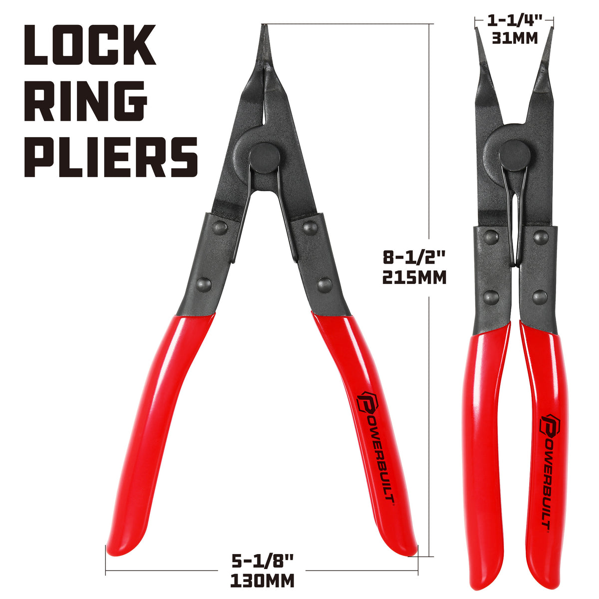 Powerbuilt COMBO SWITCH INT/EXT SNAP RING PLIERS(D) 941336