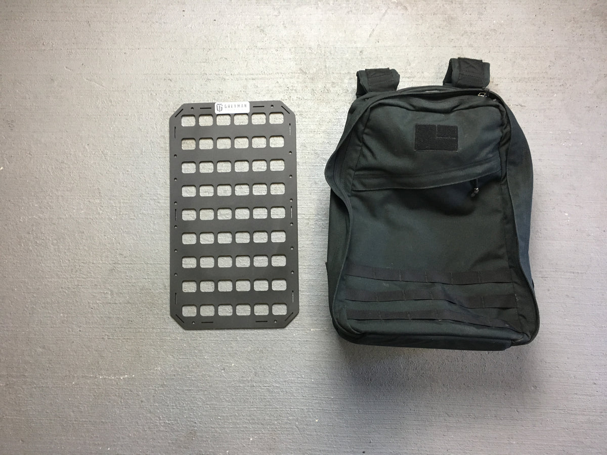 Backpack Organizer Insert | MOLLE Panel 10.75in x 19in | Tactical Bags – Grey Man Tactical