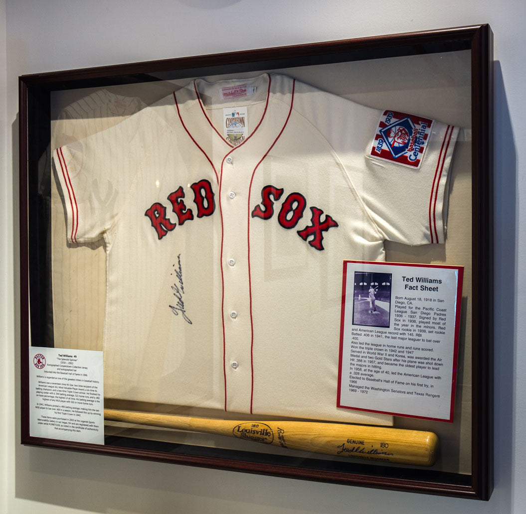 ted williams signed jersey