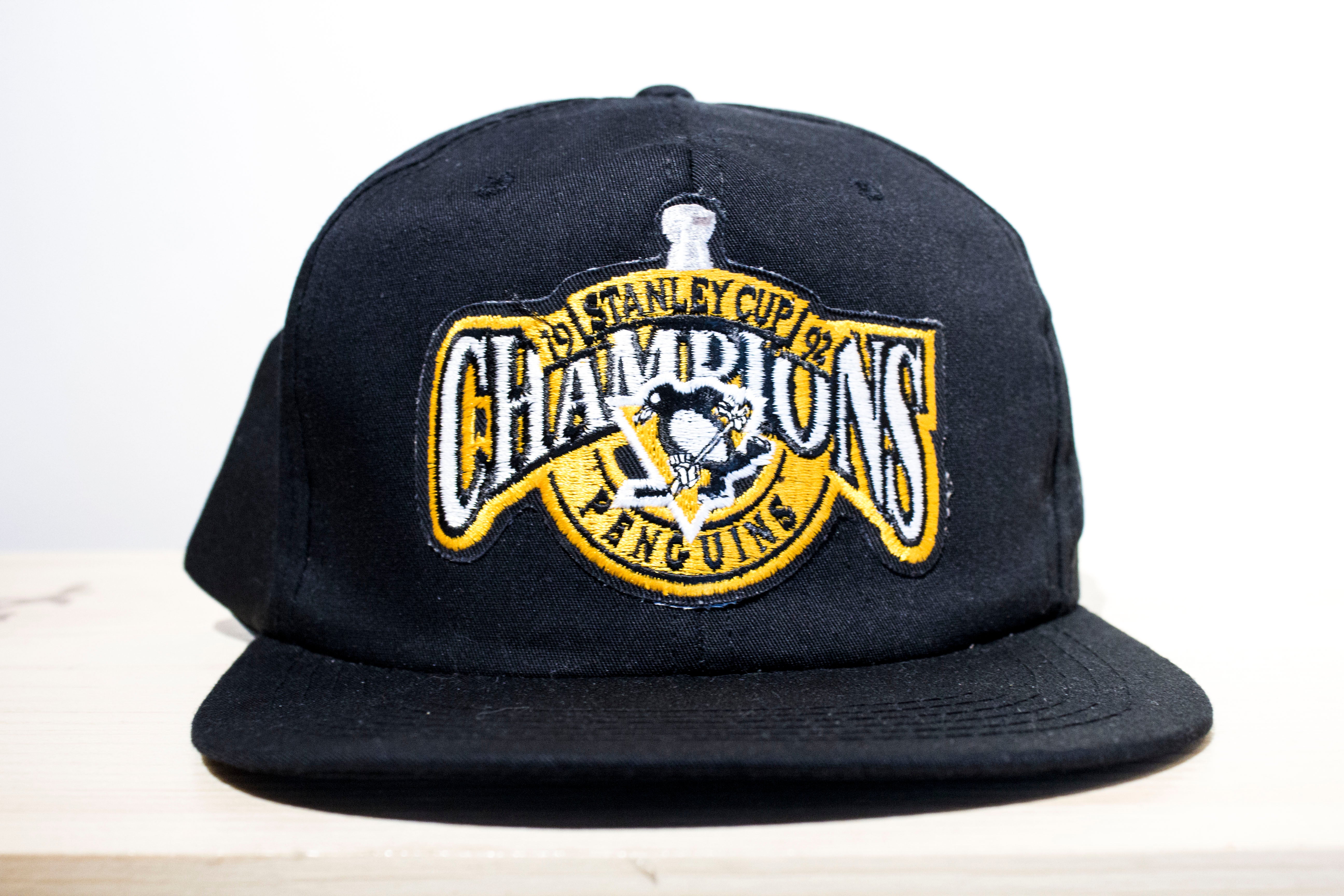 pittsburgh penguins stanley cup champions hat