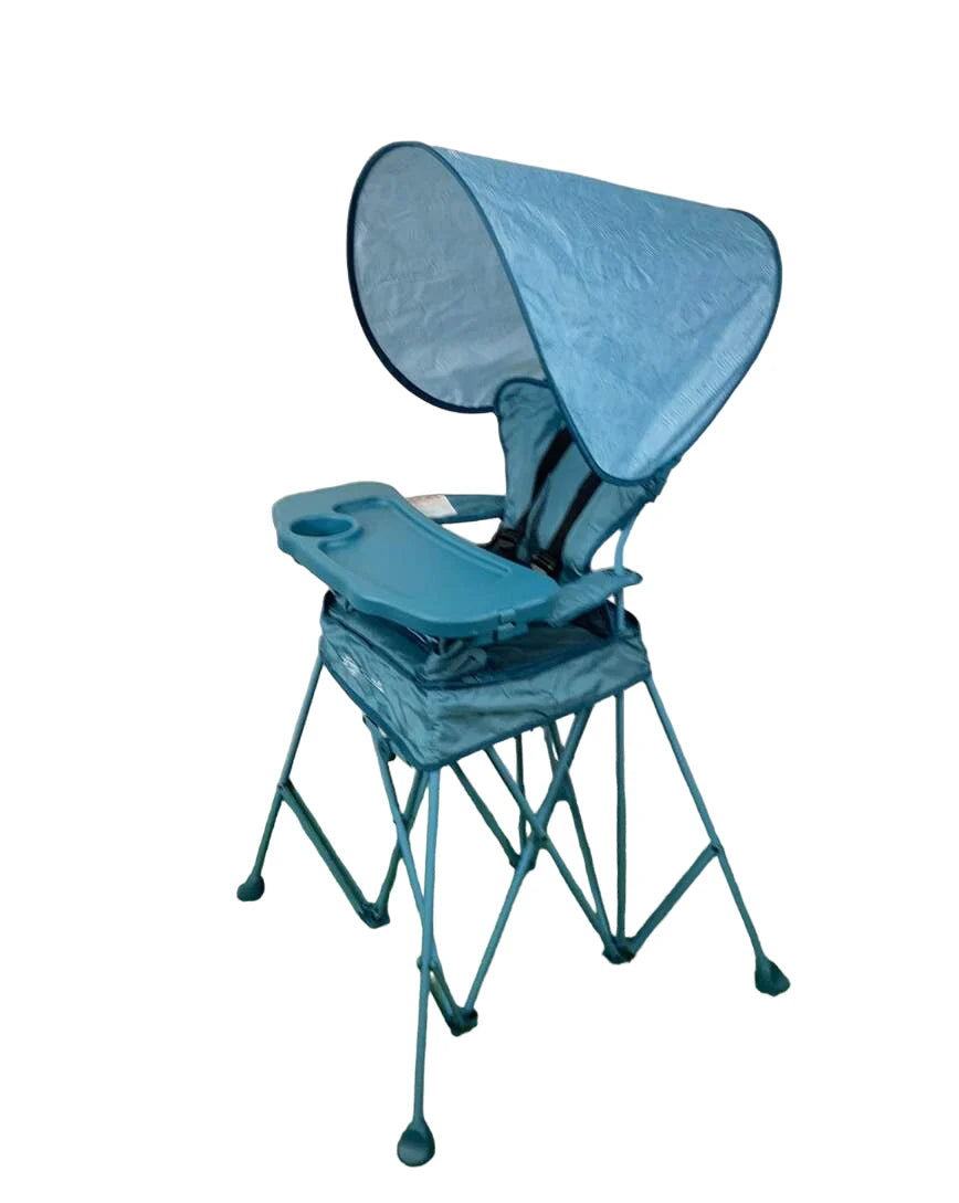 Baby Delight Go With Me Uplift Deluxe Portable High Chair, Blue Wave
