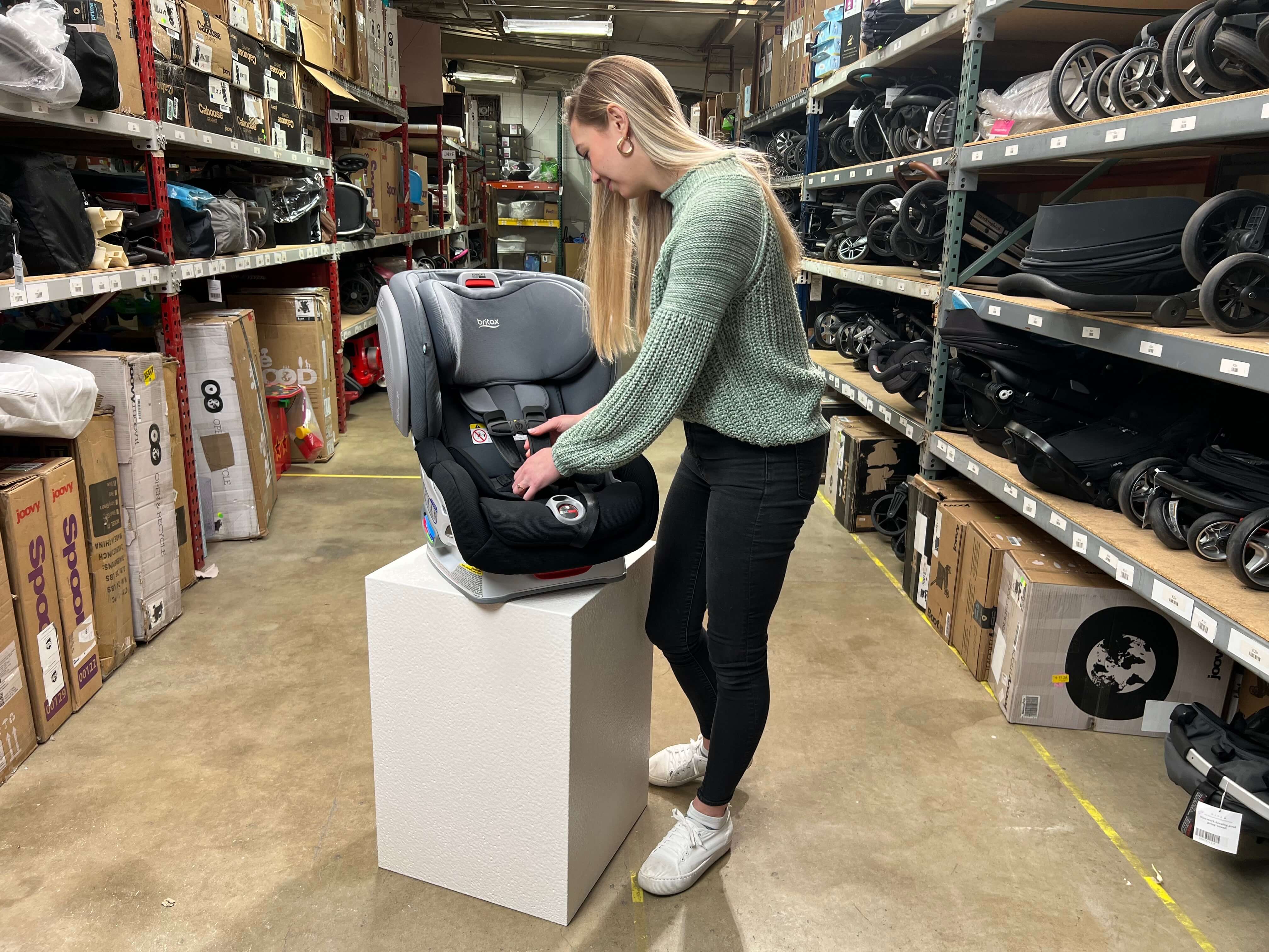 GoodBuy Gear's gear expert with the Britax Advocate ClickTight