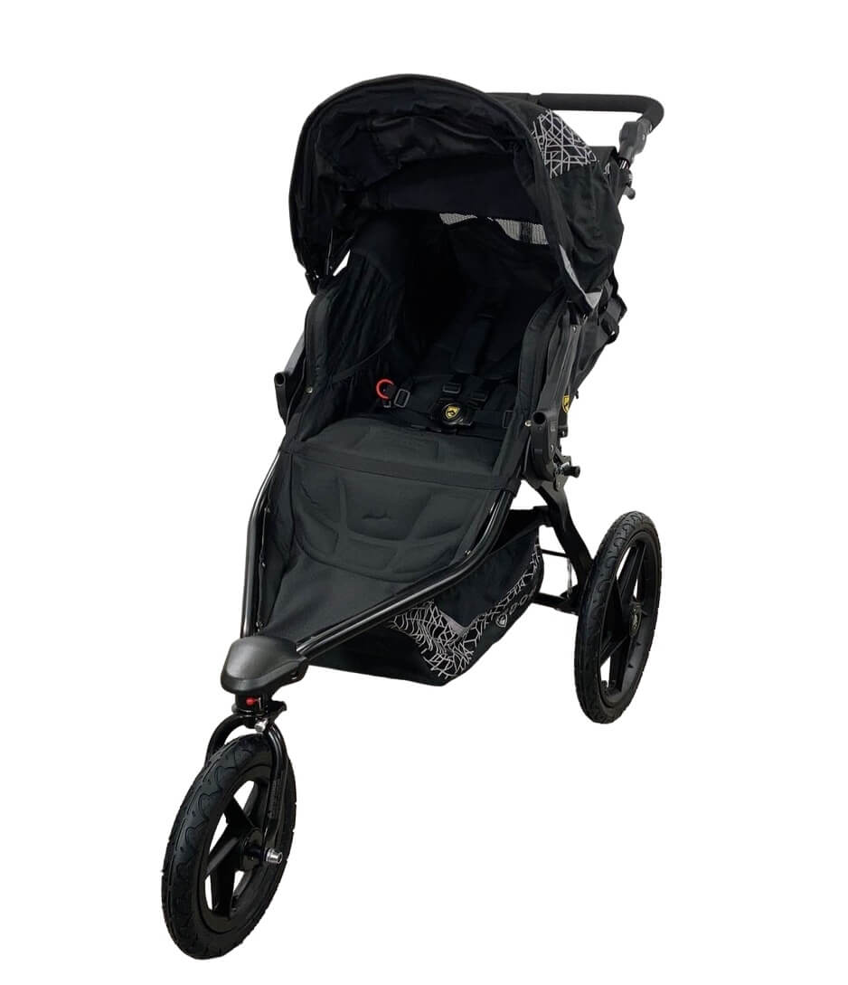 BOB Revolution Flex 3.0 Single Jogging Stroller, 2021, Lunar Black