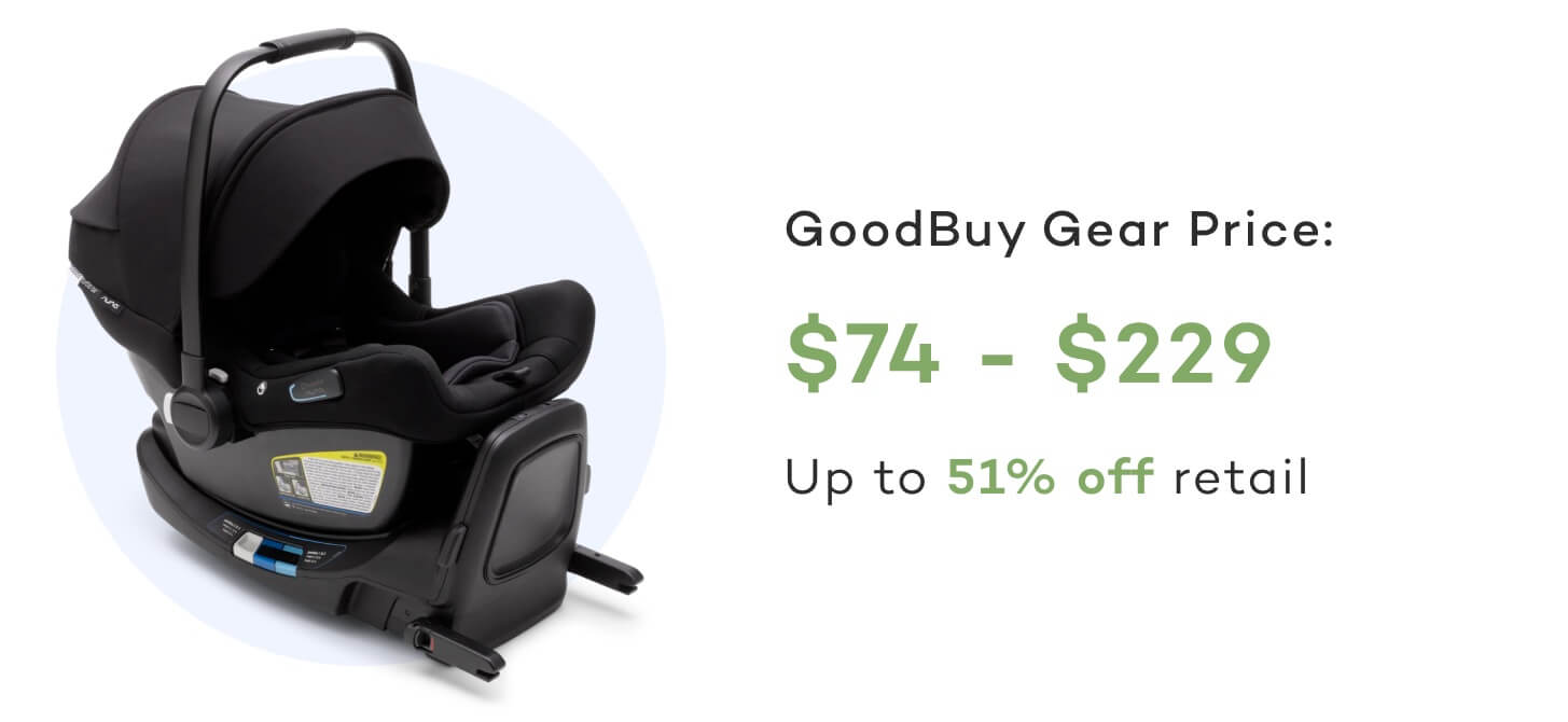 Shop car seats at GoodBuy Gear for over 50% off retail 