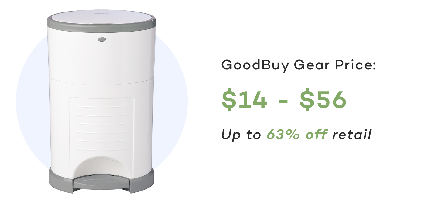 Get diaper pails up to 63% off retail at GoodBuy Gear 