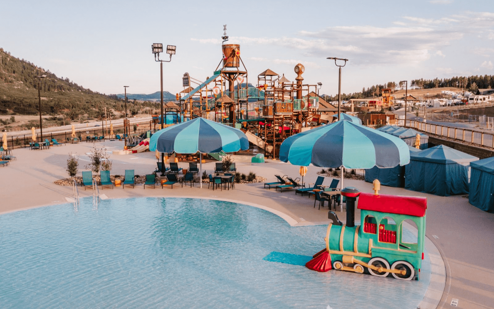 The water park at Jellystone 