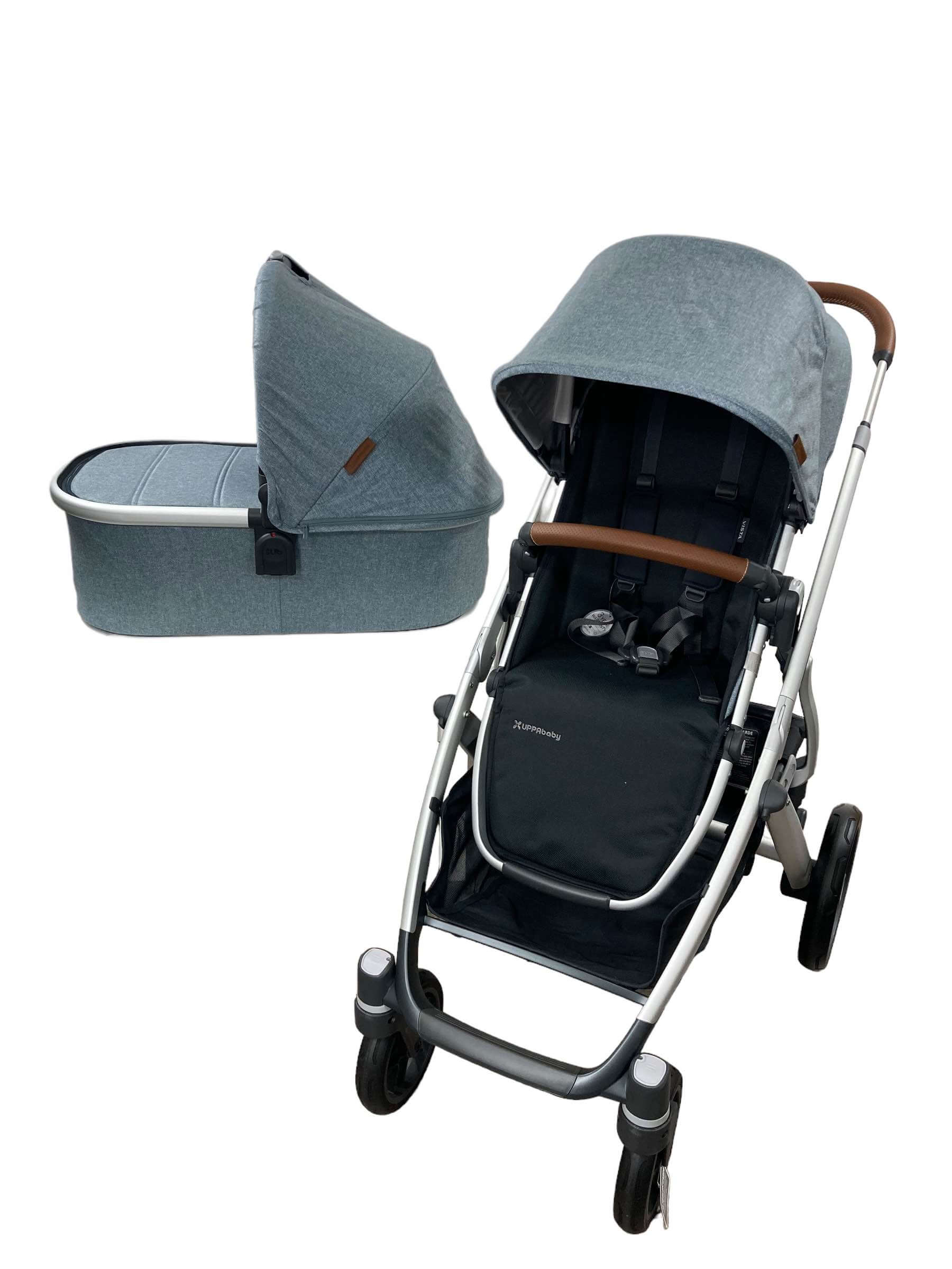 UPPAbaby VISTA V2 Stroller, 2021, Gregory (Blue Melange)