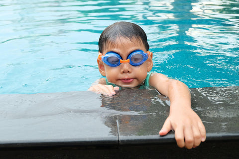 toddler swimming