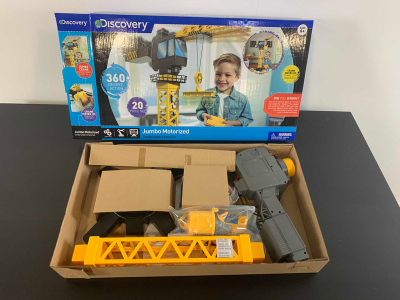 discovery jumbo motorized construction crane set