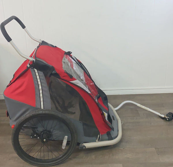 kidarooz 2 in 1 bike trailer