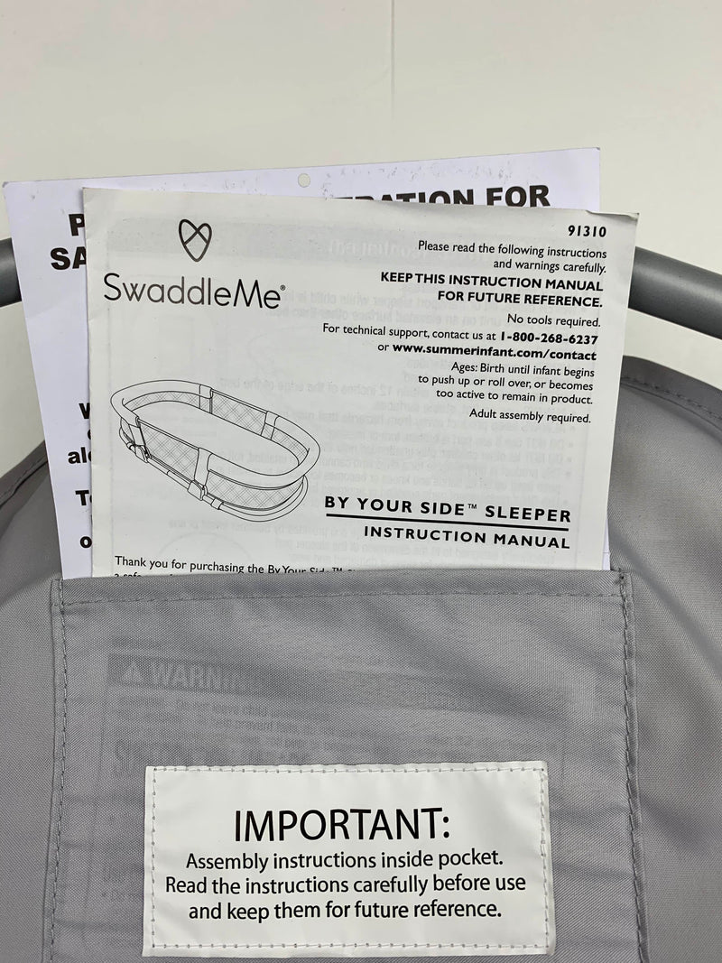 swaddleme by your side sleeper instructions