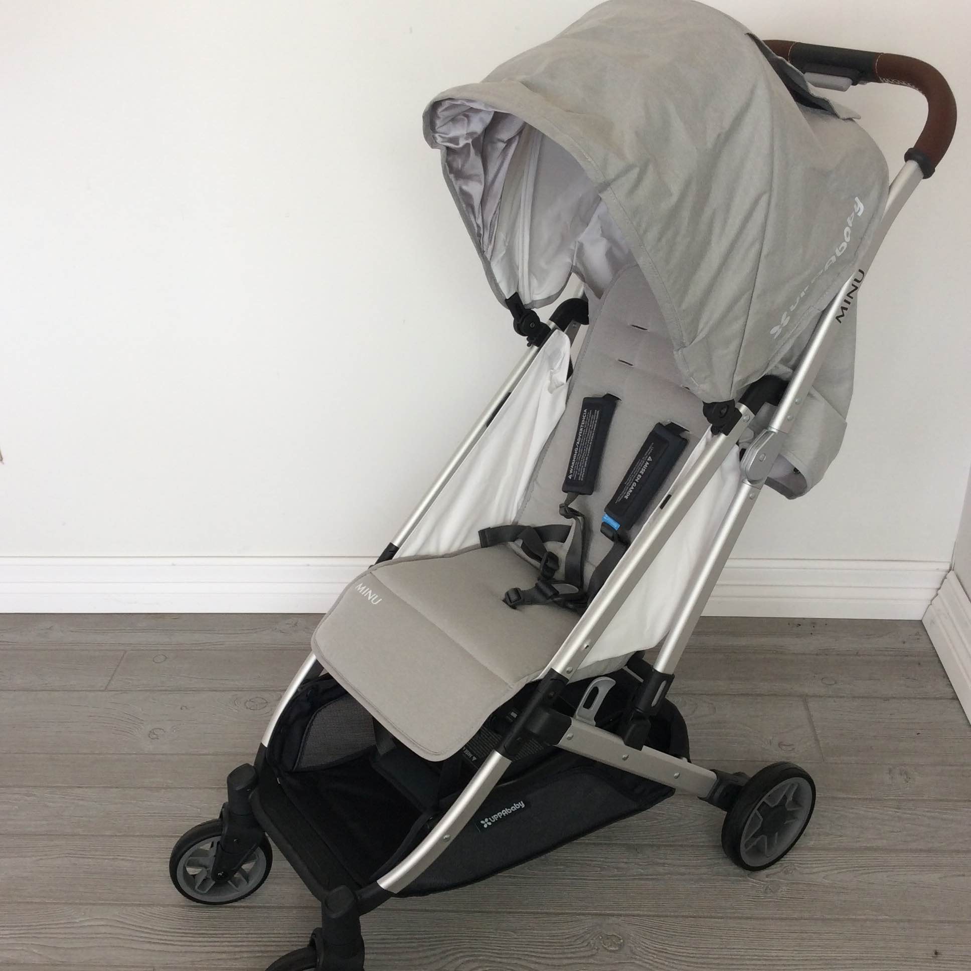 light grey stroller