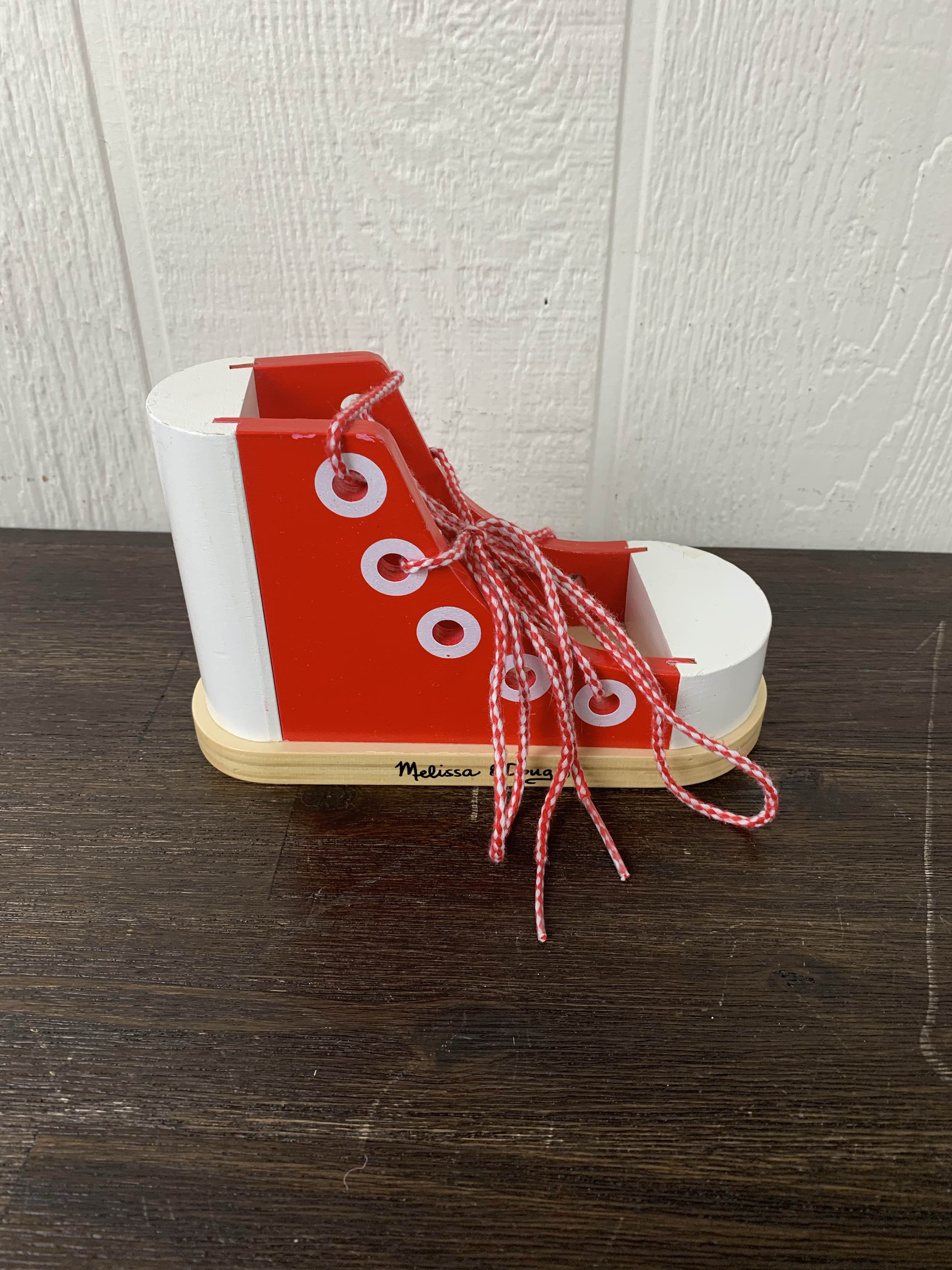 melissa and doug lacing shoe