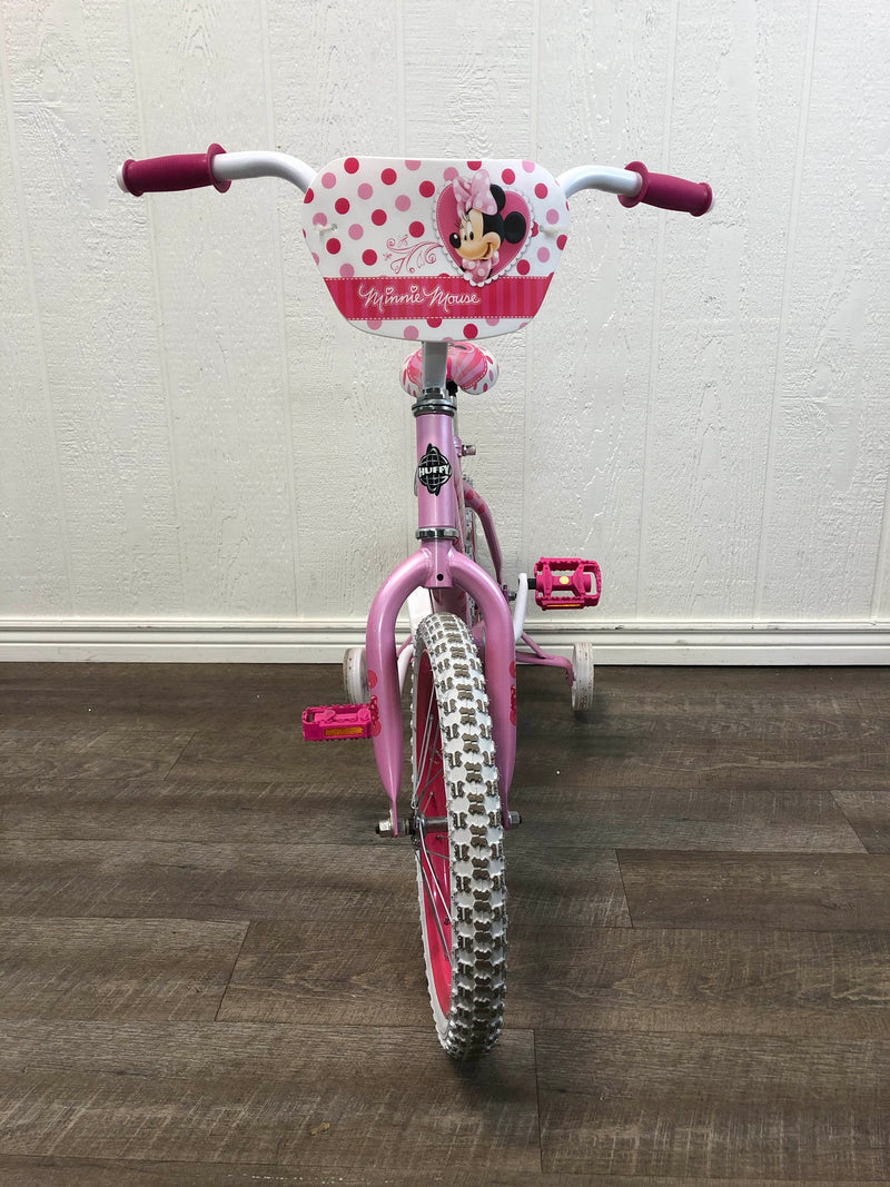 minnie mouse bike with training wheels