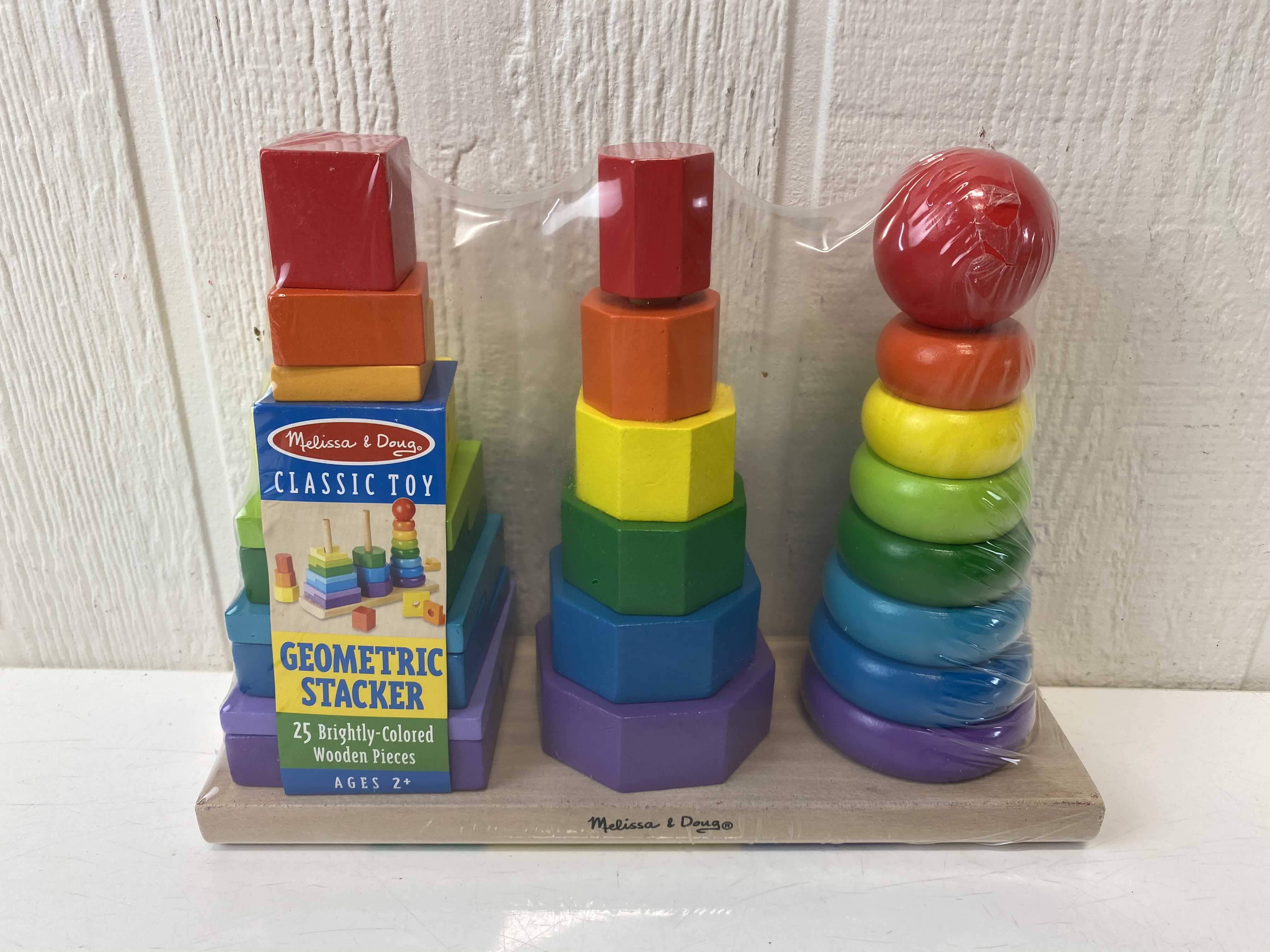 melissa and doug geometric stacker