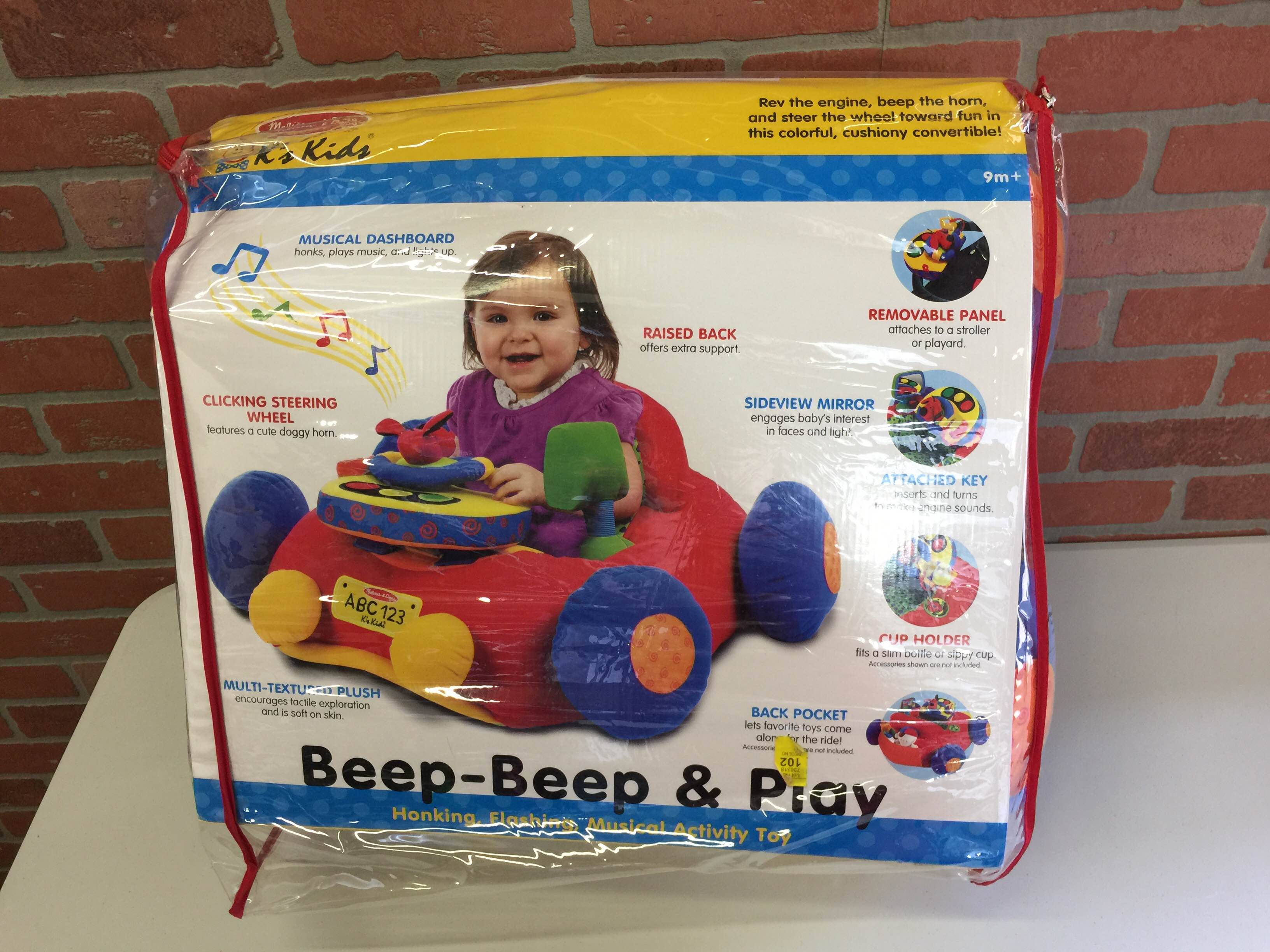 melissa and doug beep beep and play car