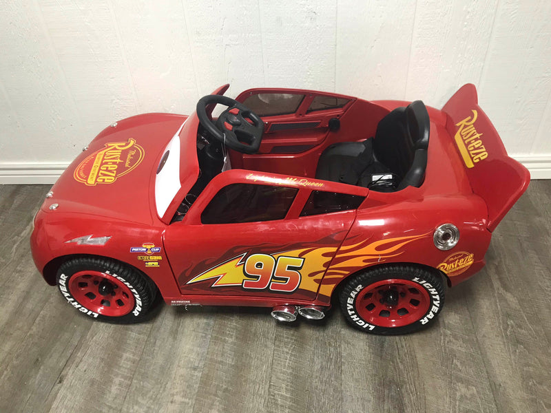 lightning mcqueen battery powered car