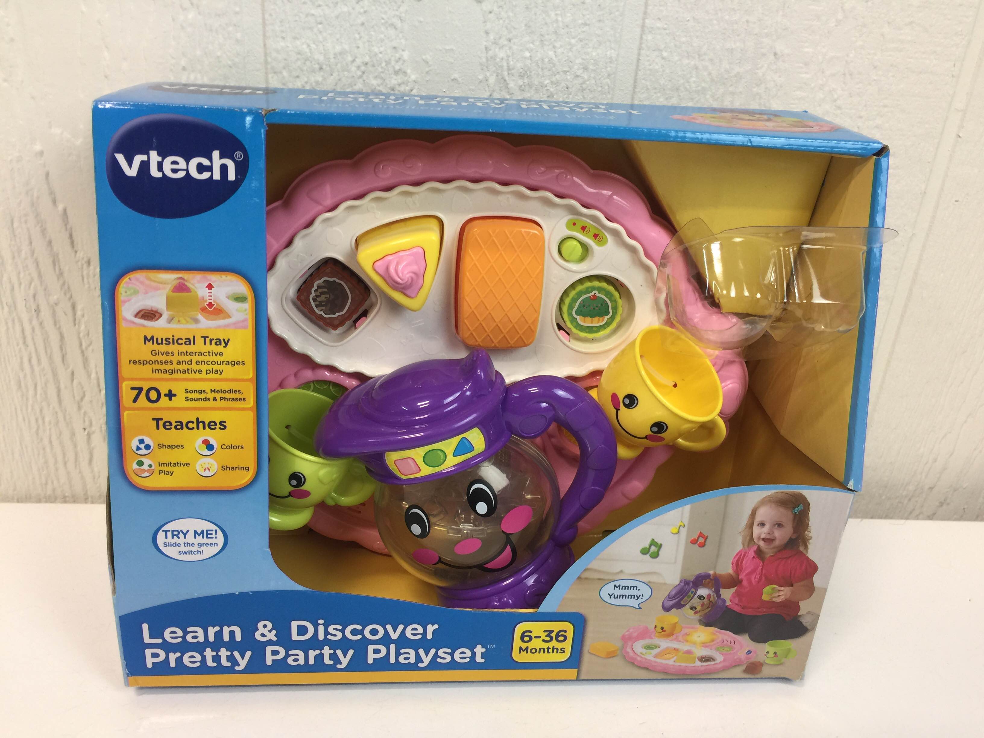 vtech learn & discover pretty party playset