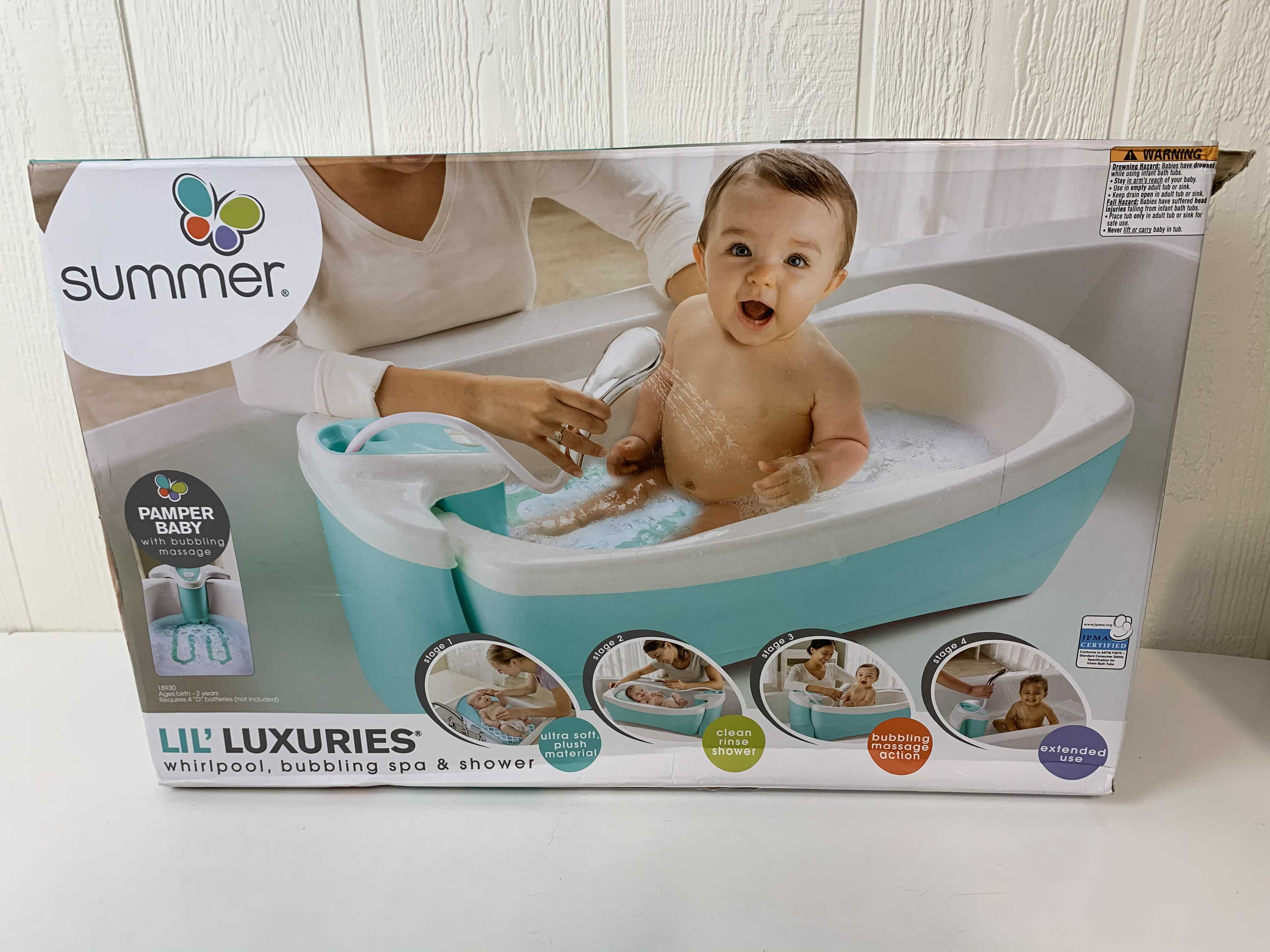 lil luxuries whirlpool bubbling spa and shower