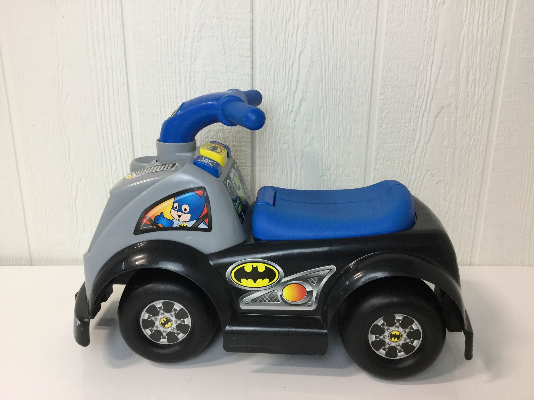 fisher price batman ride on car