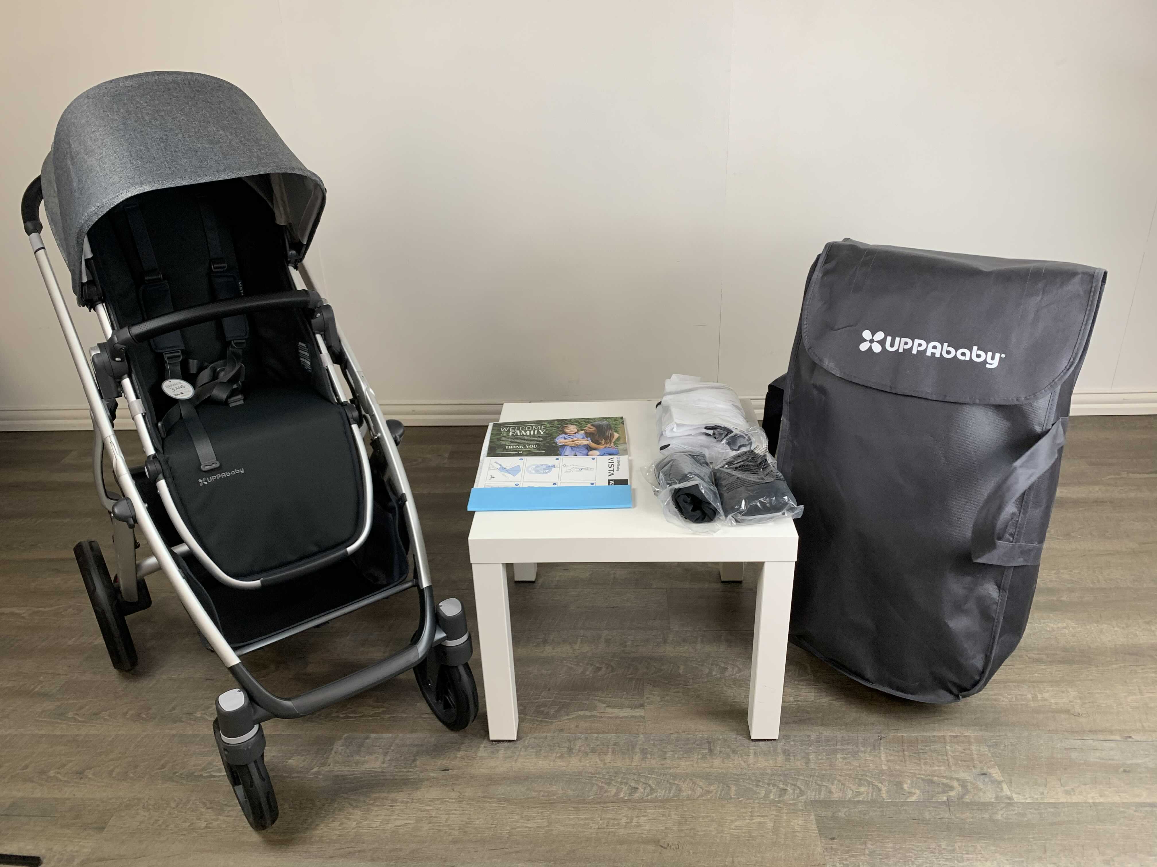 uppababy vista charcoal melange