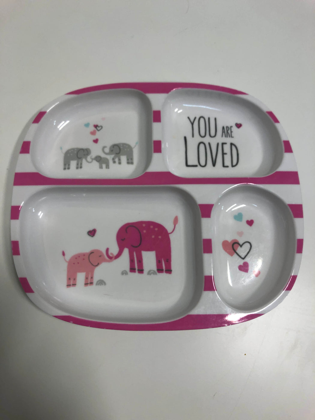 Bundle Pottery Barn Kids Pink Elephant Plates