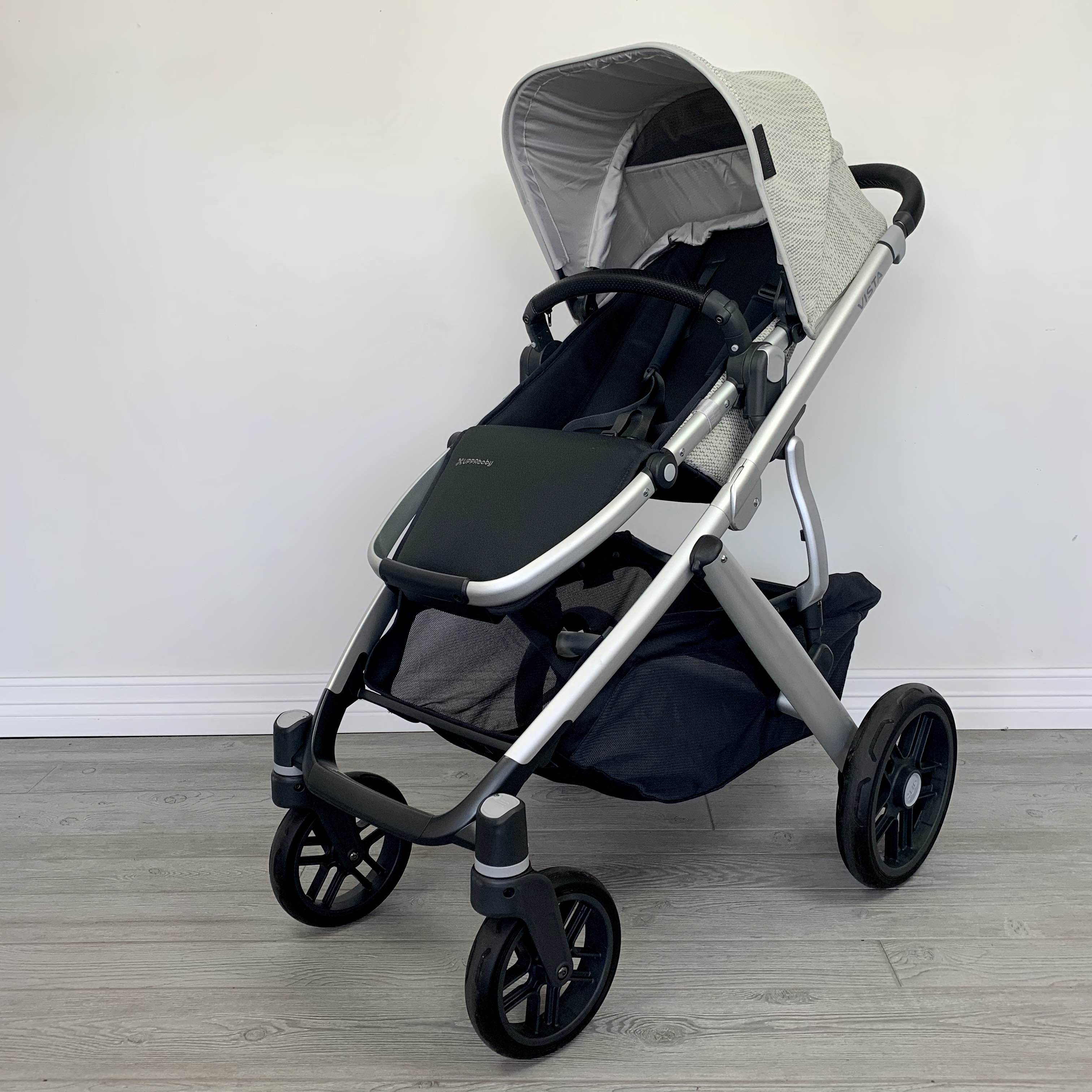 how to open uppababy stroller