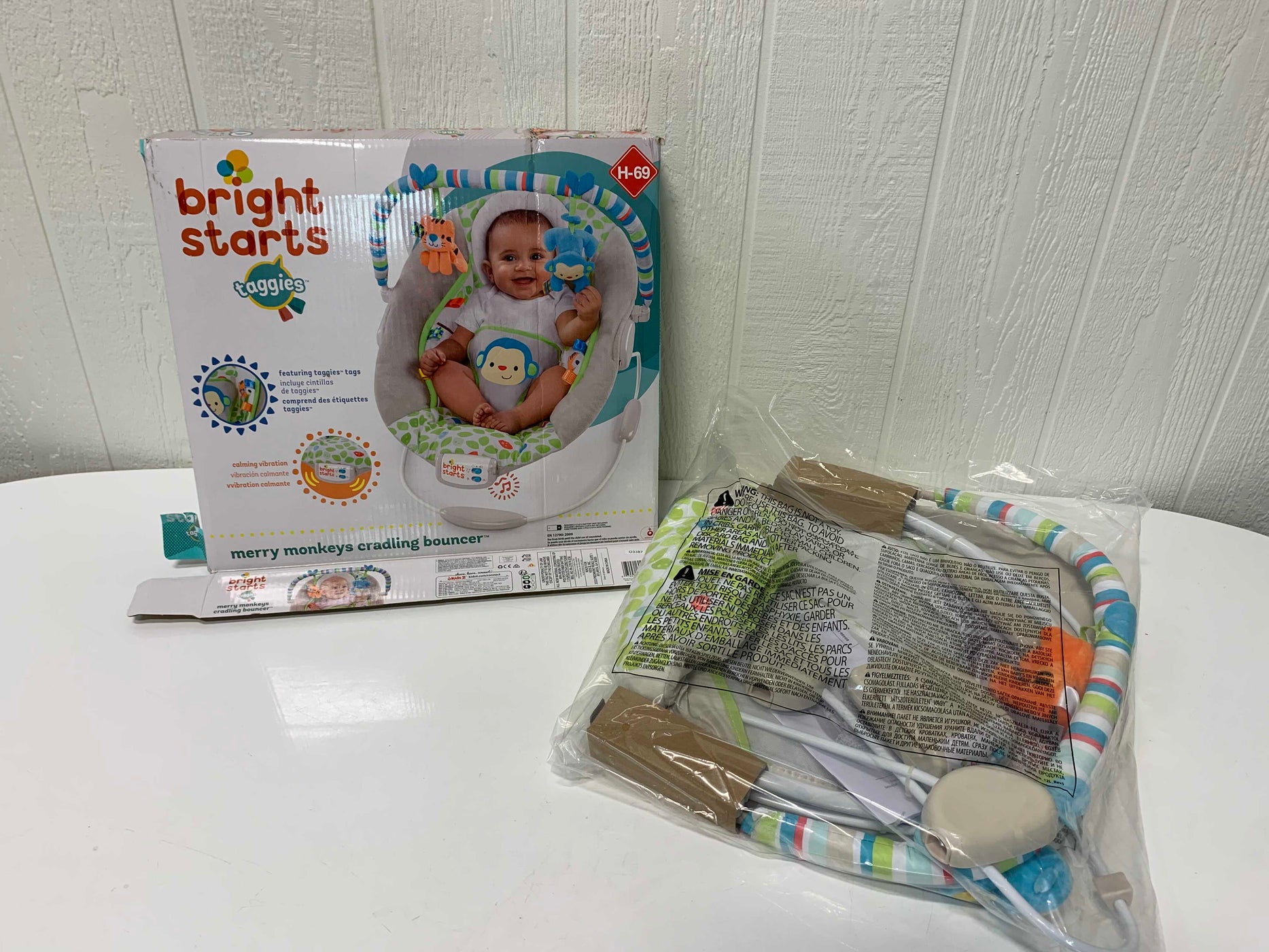 bright starts merry monkeys cradling bouncer