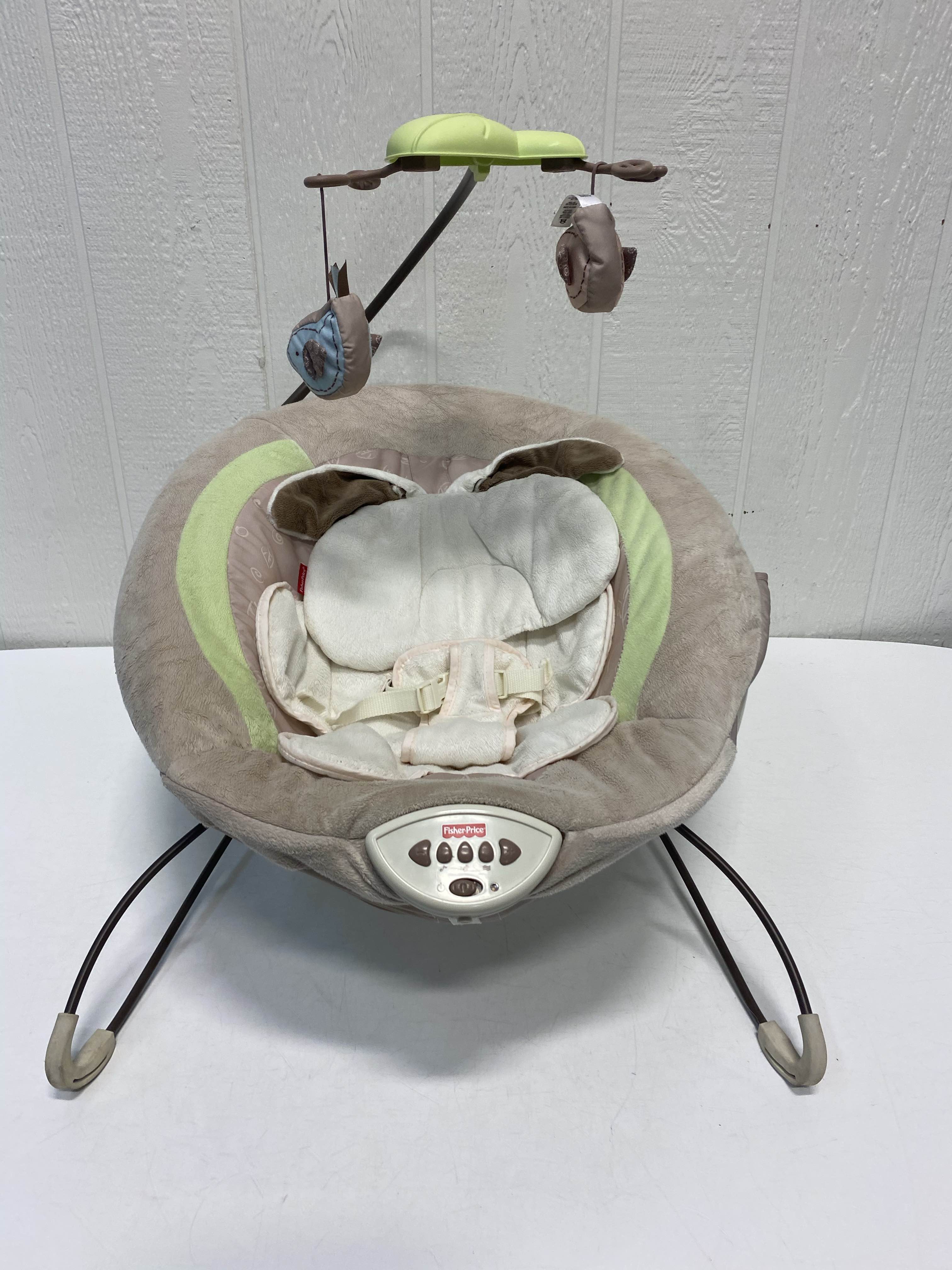 fisher price deluxe bouncer snugabunny