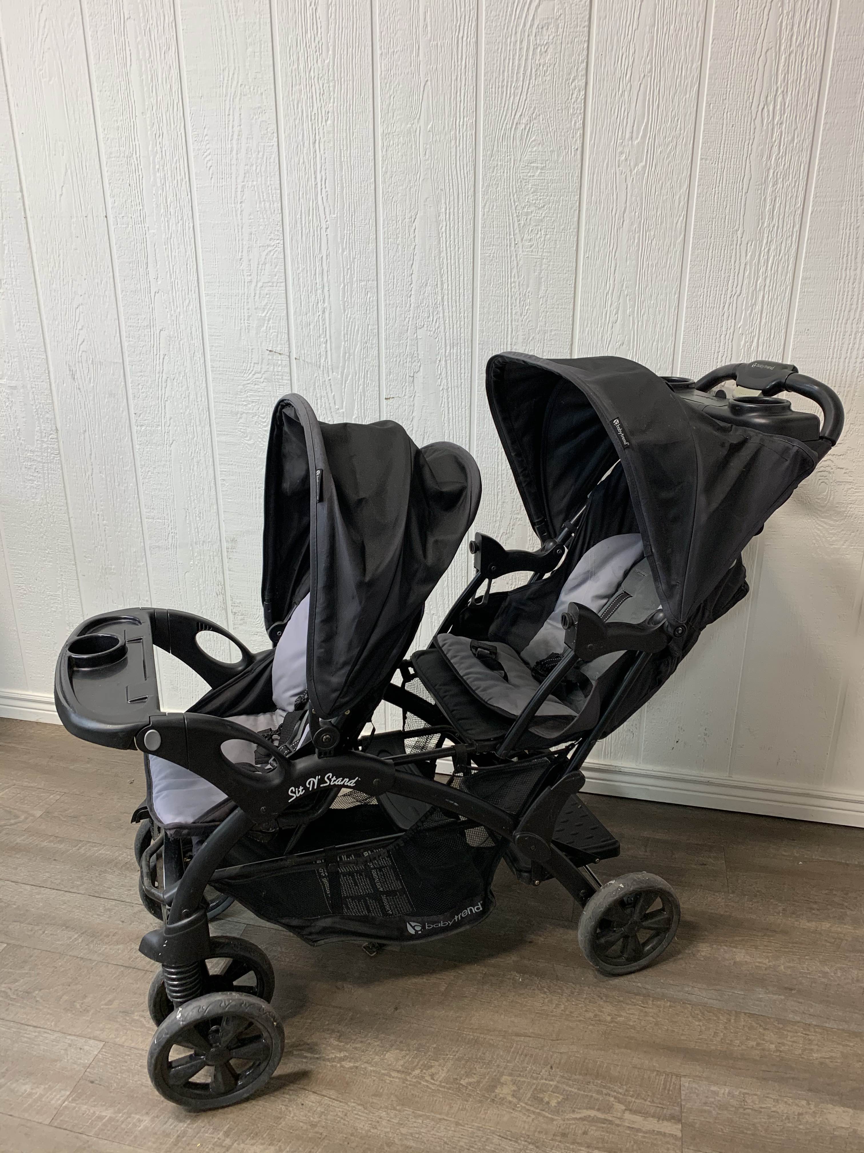 baby trend double stroller pistachio