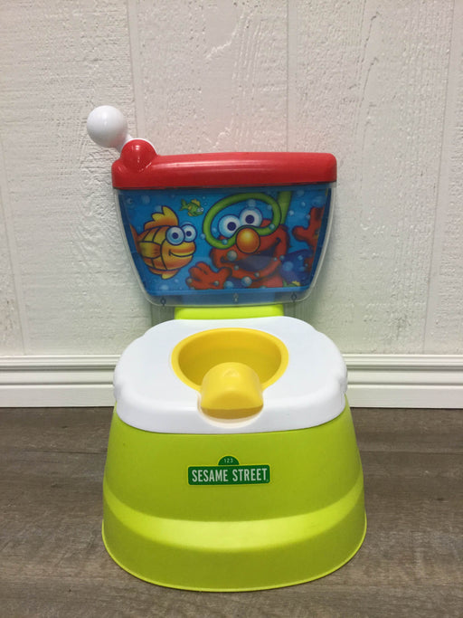 Kolcraft Sesame Street Elmo Adventure Potty Training Chair With Toilet