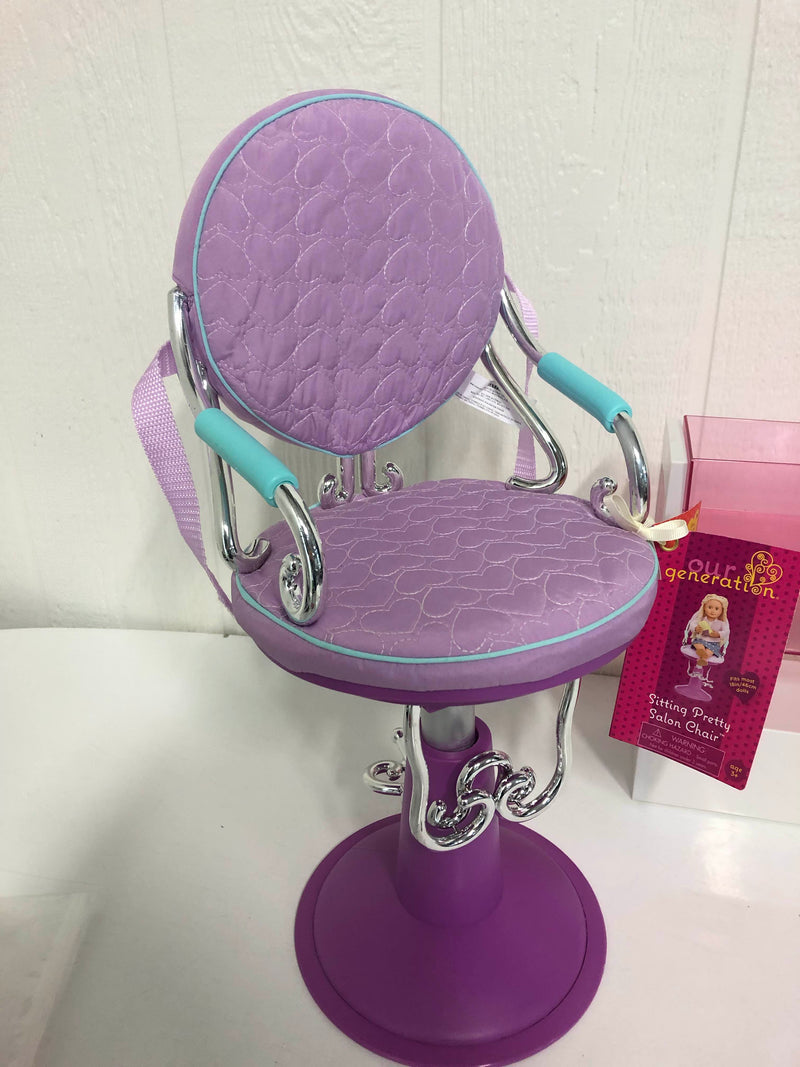 our generation salon chair accessory set