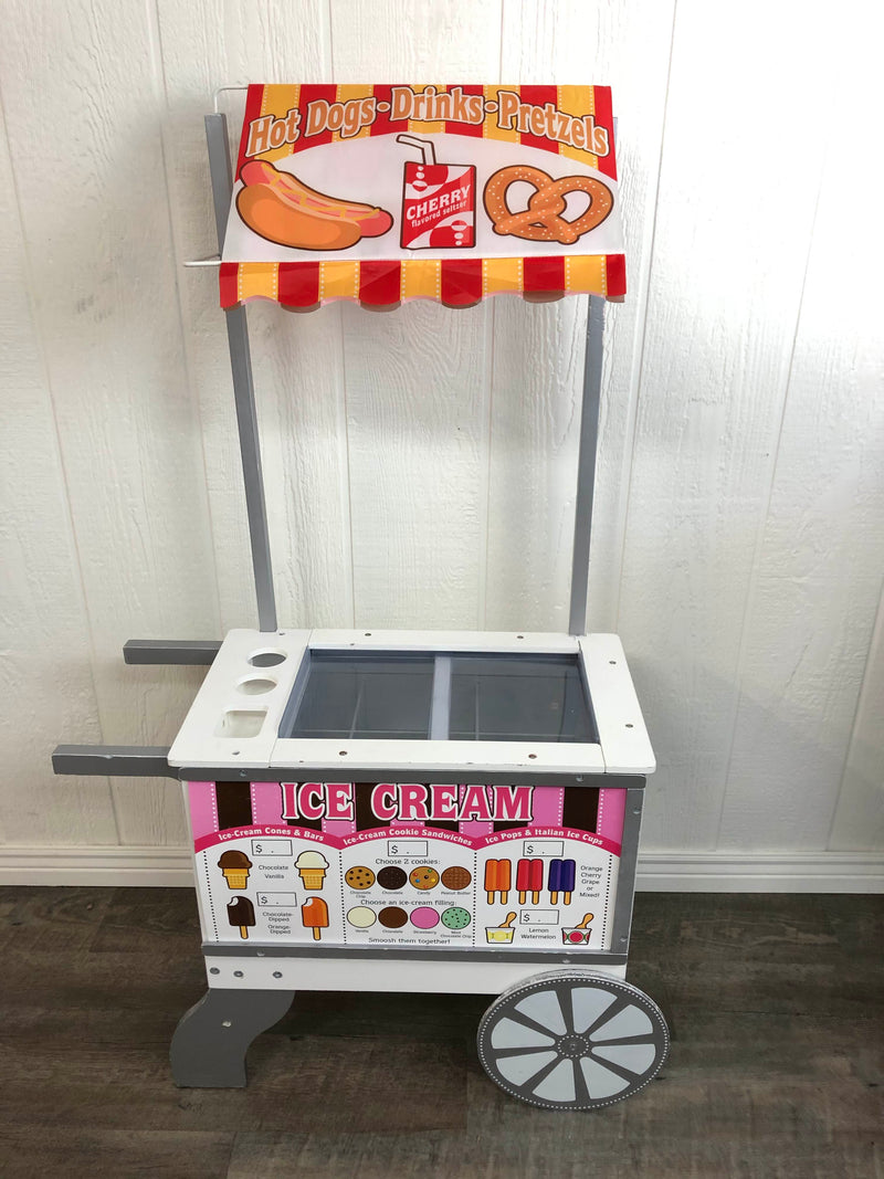 melissa and doug snacks and sweets food cart