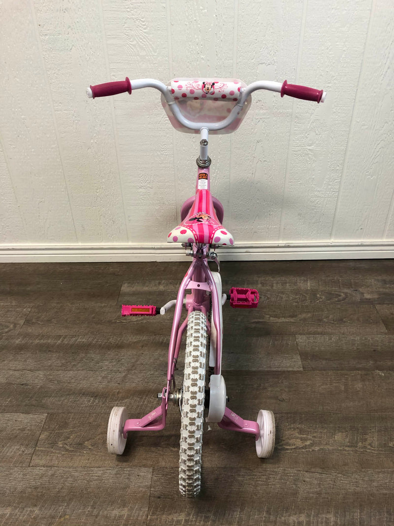 minnie mouse bike with training wheels