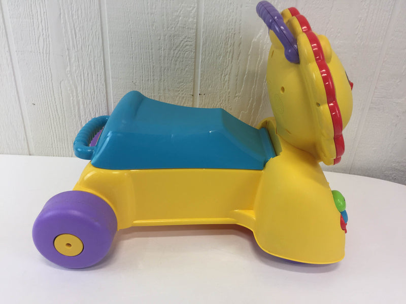 fisher price sit stride ride lion