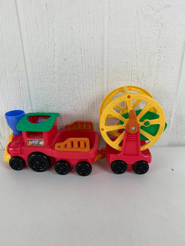 Little People Zoo Talkers Animal Sounds Train Engine & Ferris Wheel