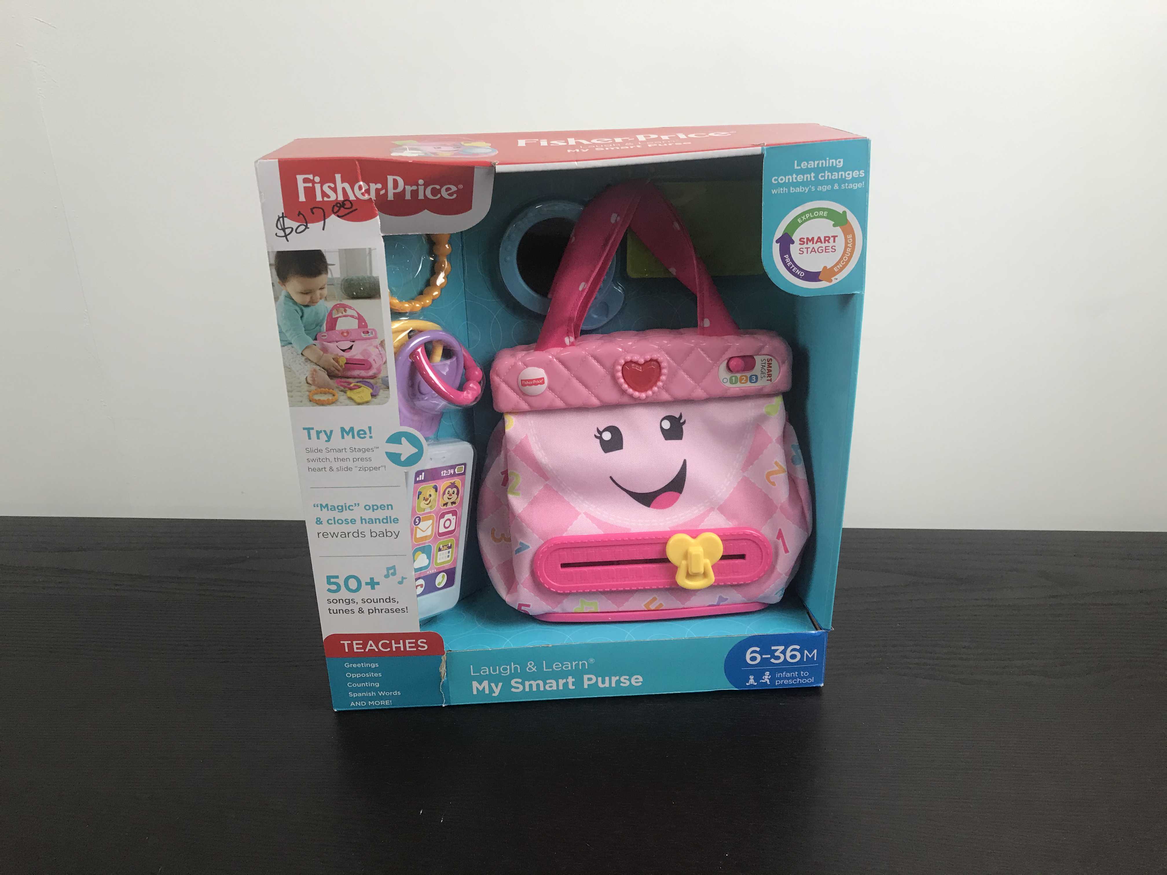 fisher price laugh and learn handbag