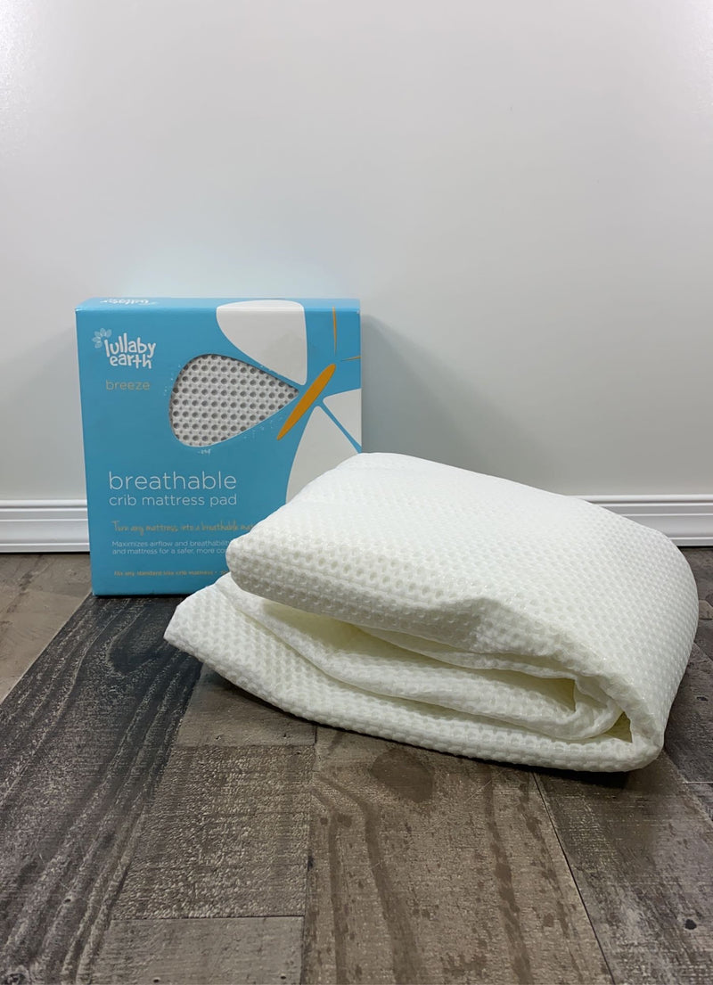 Lullaby Earth Breathe Safe Air Breathable Crib Mattress Pad