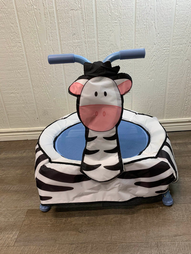 zebra toddler trampoline