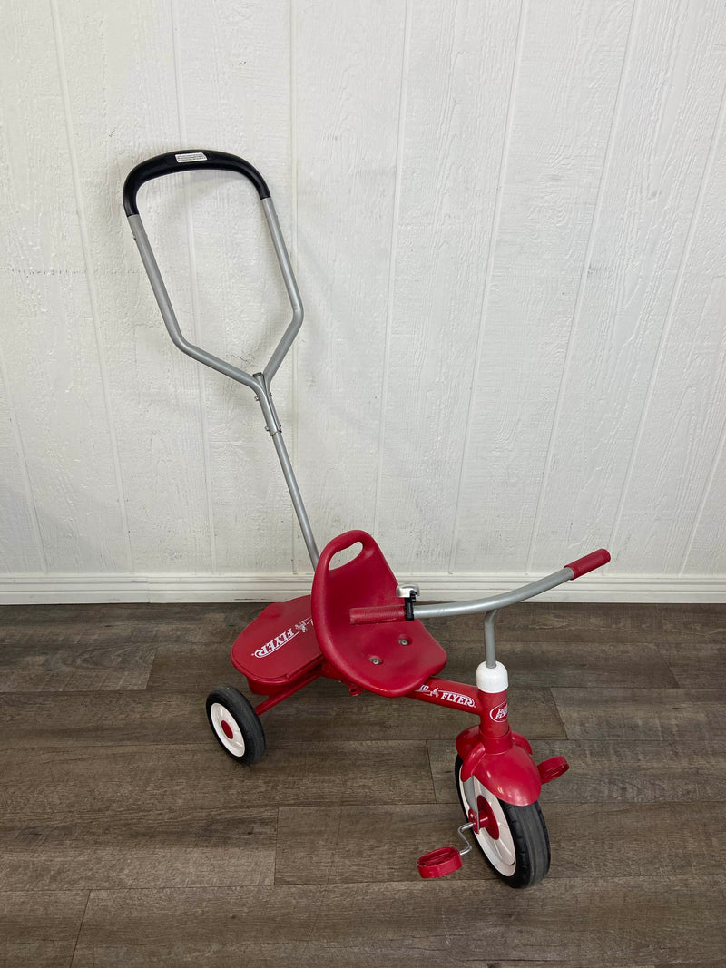 radio flyer deluxe steer & stroll trike