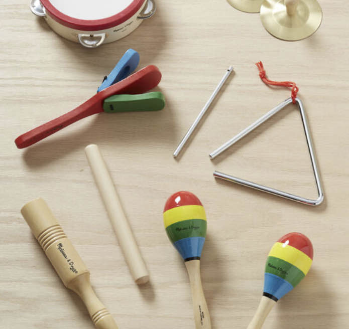 melissa and doug musical instrument set