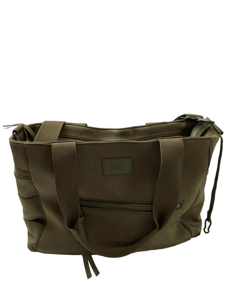 Dagne Dover Large Wade Diaper Tote, Dark Moss