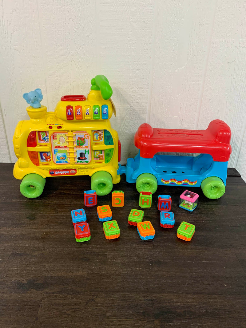 vtech sit to stand train blocks