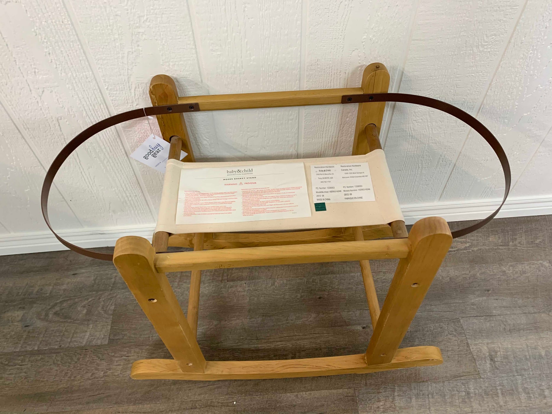 restoration hardware moses basket