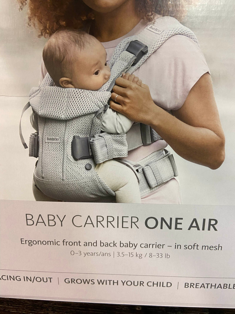 babybjorn silver mesh