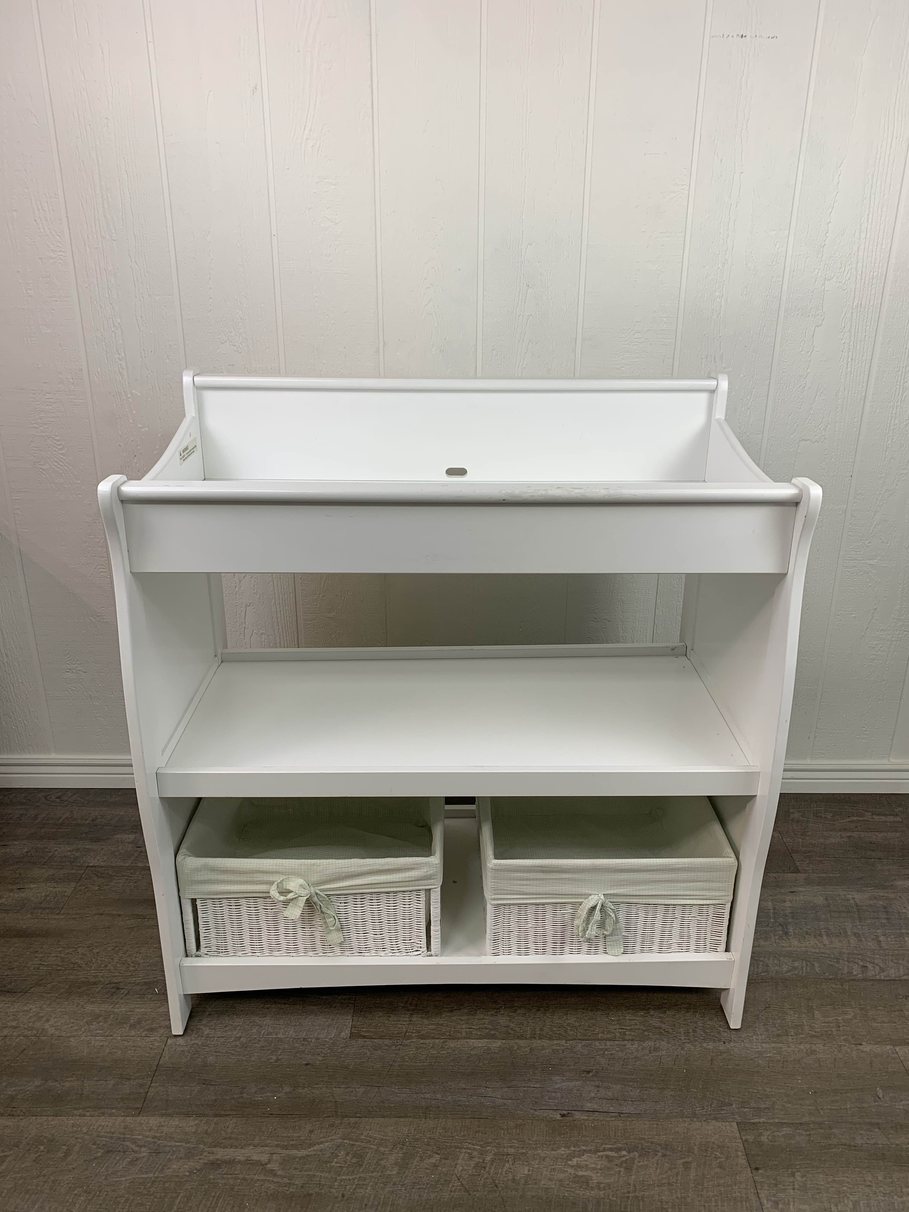 convert changing table to bookcase